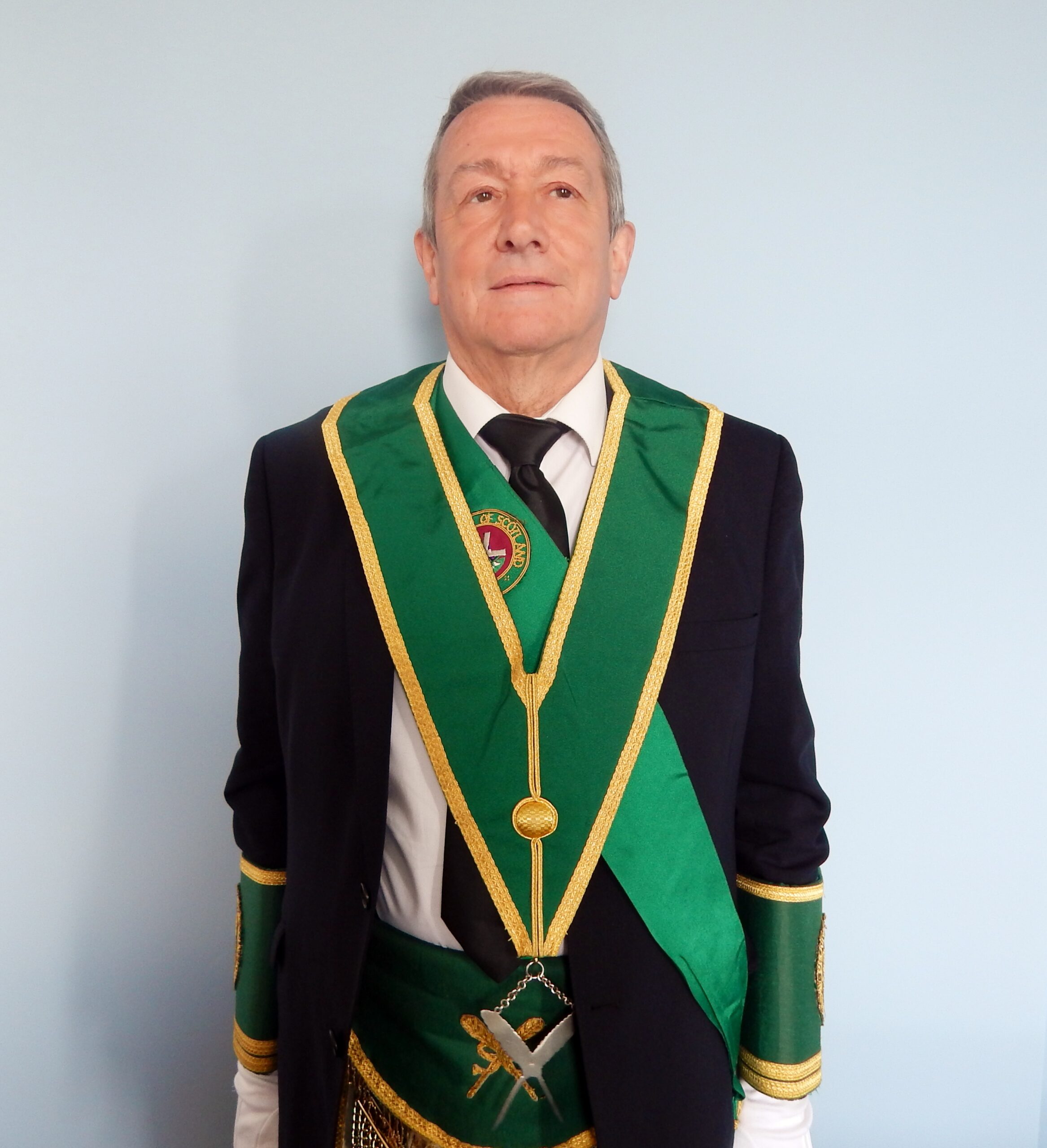 PG Secretary Jim McMillan in his regalia