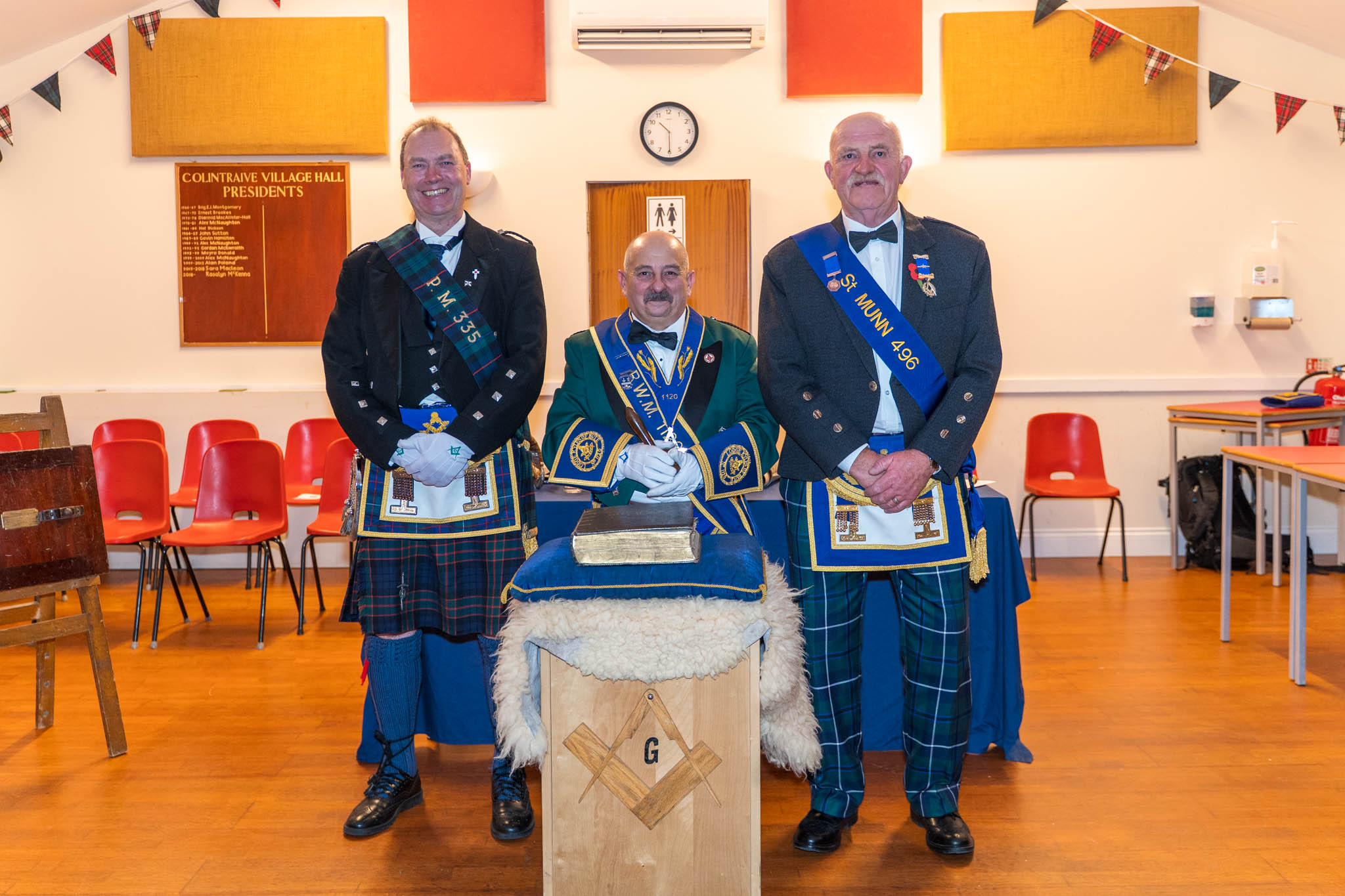 Installation of David Munro