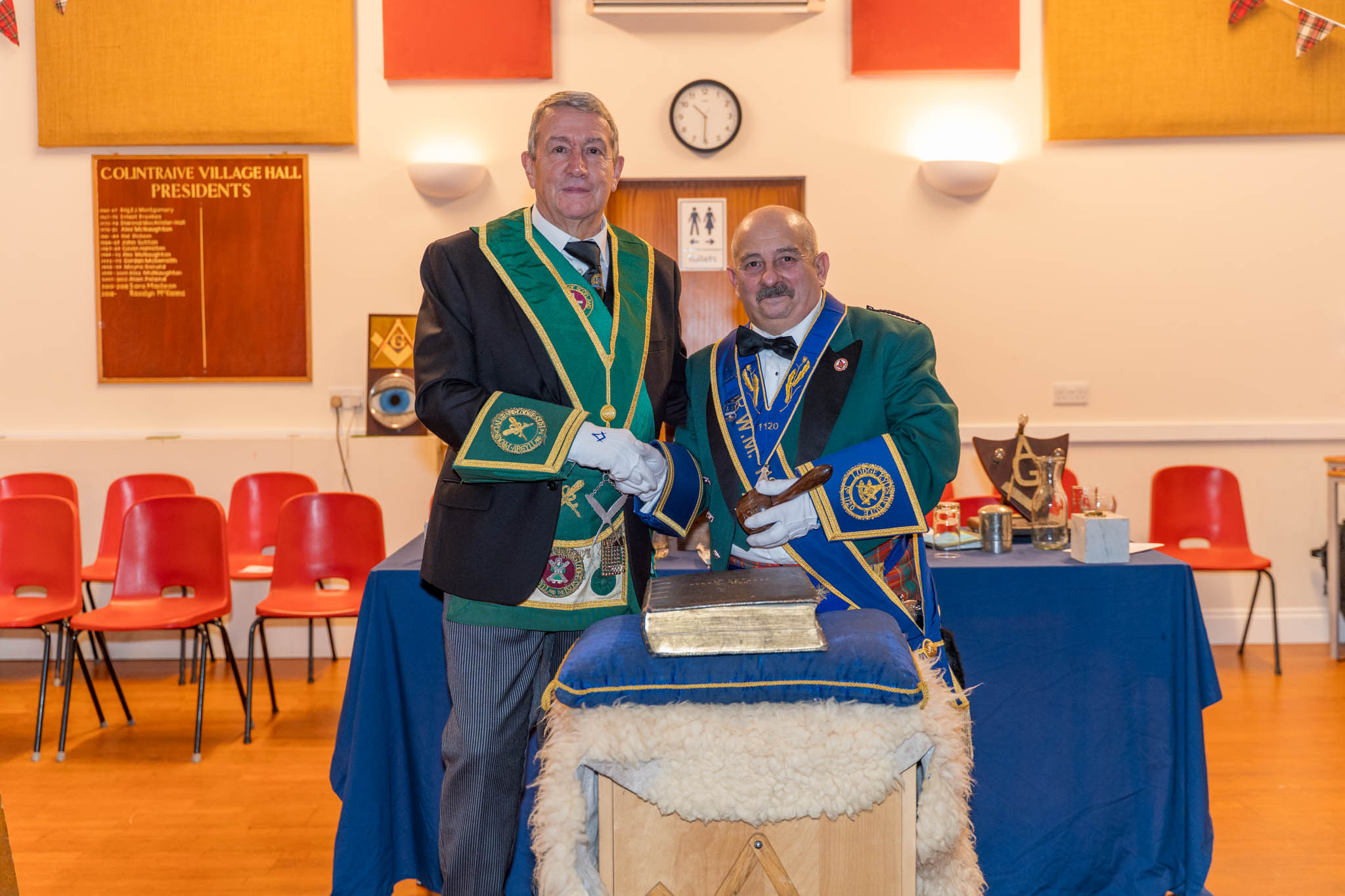 Installation of David Munro