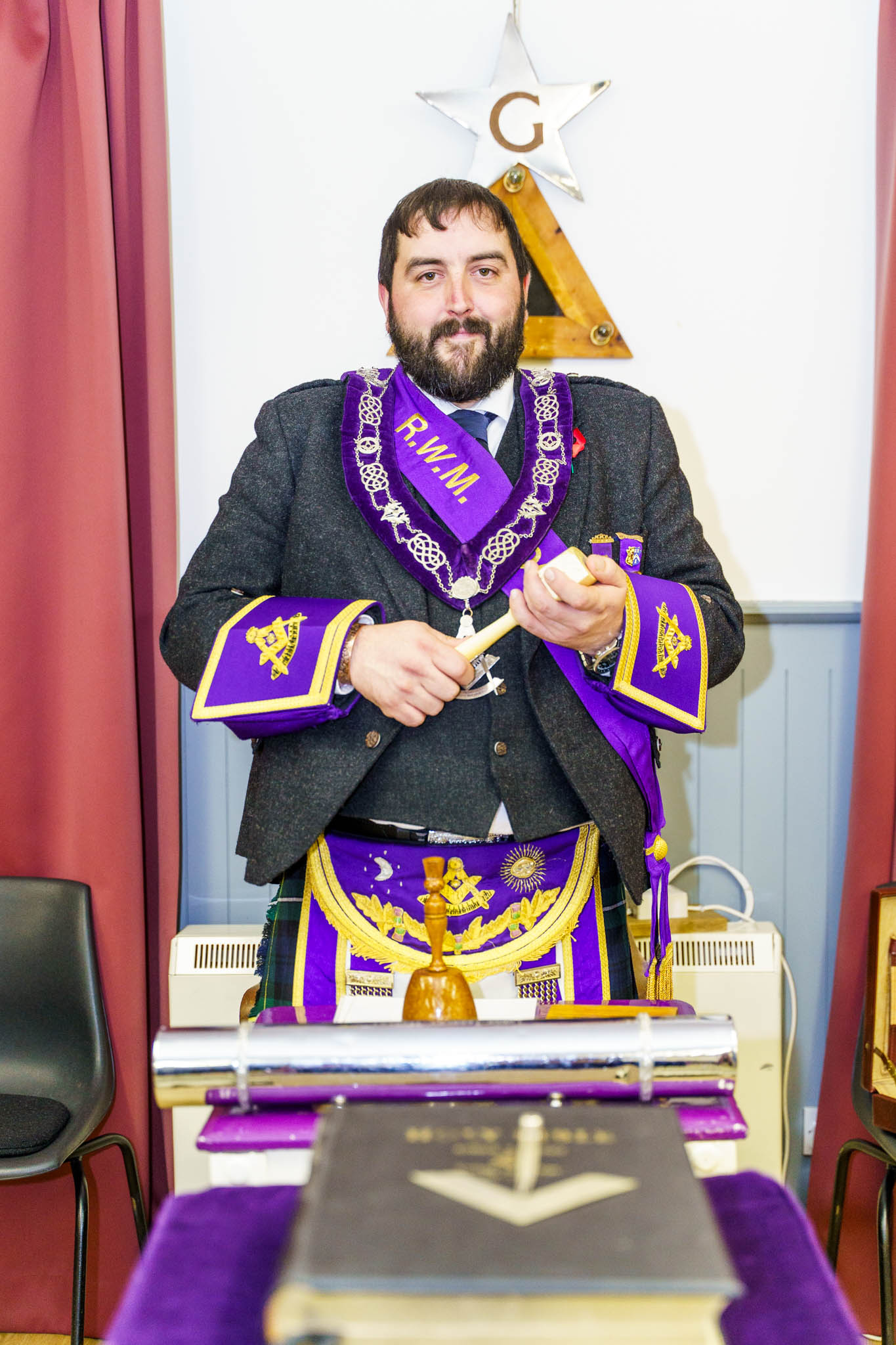 Installation of Shaun Johnson